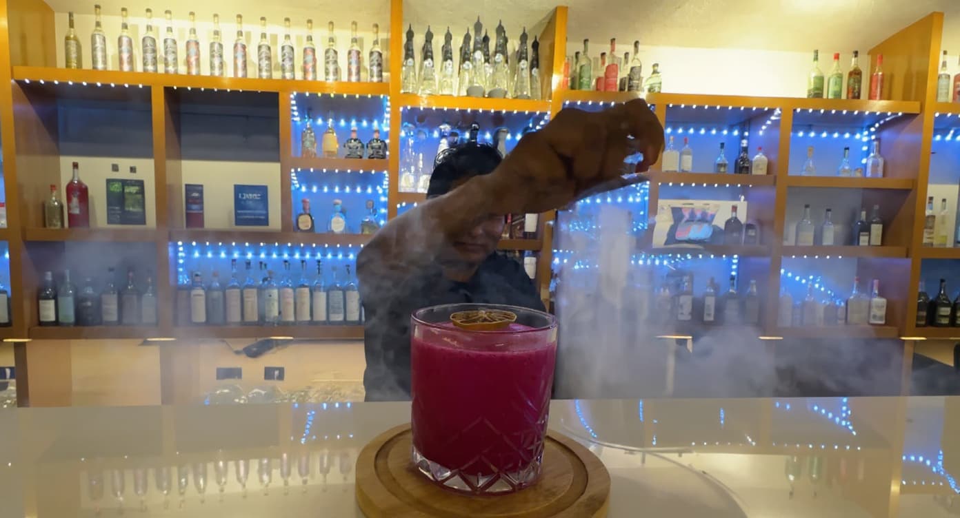 Evening cocktails at Agavia